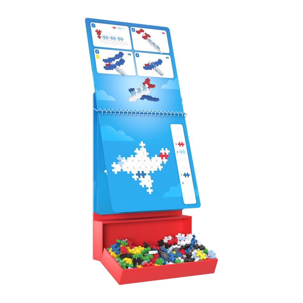 Plus-Plus Activity Pad Transportation Building Blocks Toy Kids 5y+