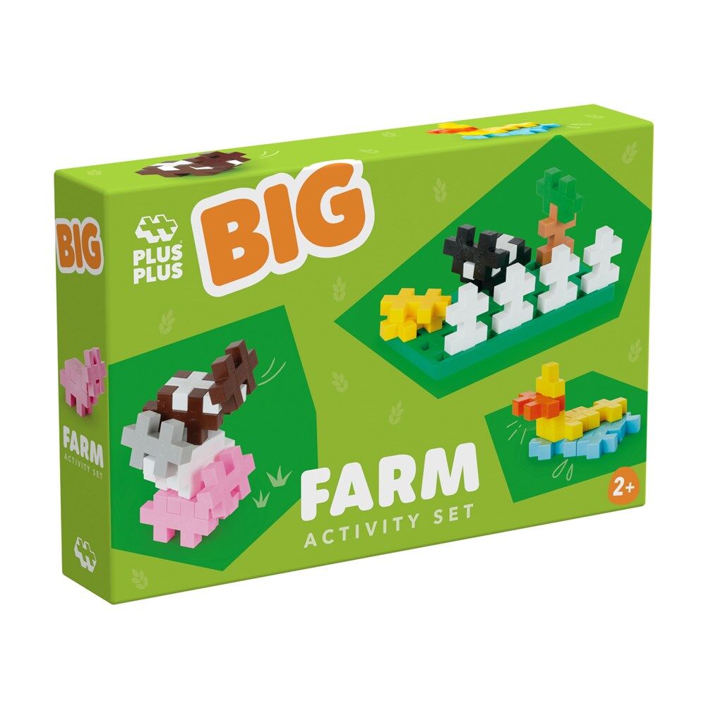 50pc Plus-Plus Big Farm Activity Building Blocks Toys Kids 5y+