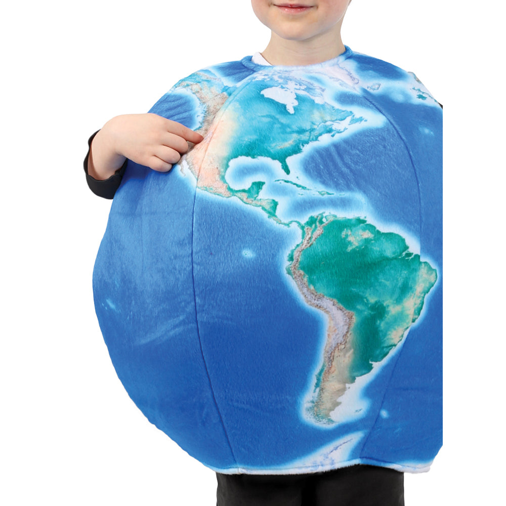 Rubies Size Earth In Space Globe w/ Plush Puppet Plane Kids Costume