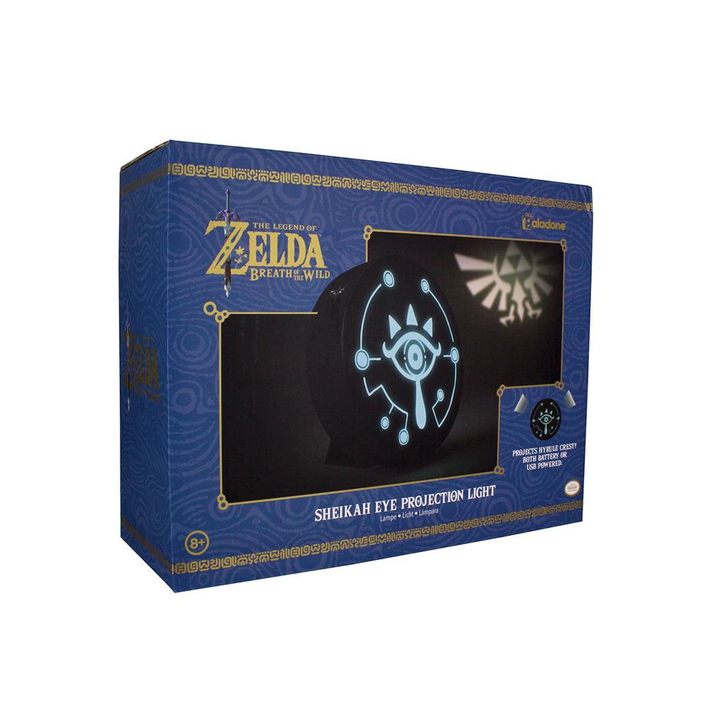 Paladone 20cm Zelda Sheikah Eye Projection Light Bedroom/Bedside Table Lamp