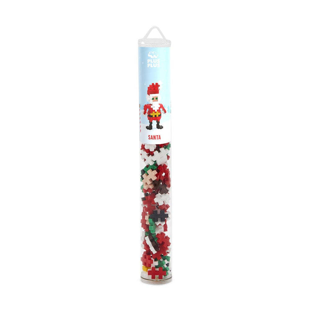 Plus-Plus 100pcs Santa Kids/Childrens DIY Building Blocks Tube 5y+