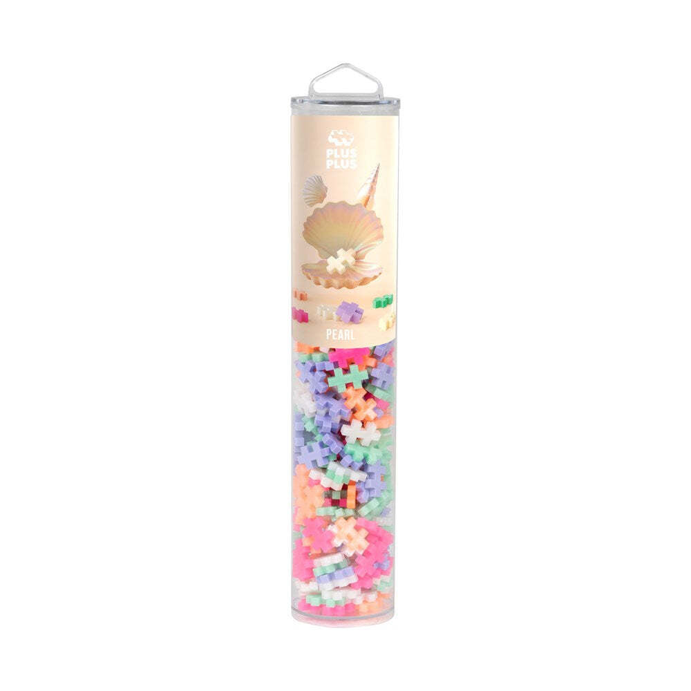 240pc Plus Plus 5.5x28cm Pearl Mix Building Toy 5y+