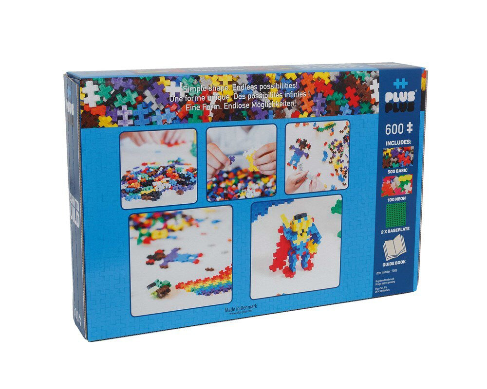 600pc Plus Plus Basic Learn to Build Educational 3D Puzzle 5y+