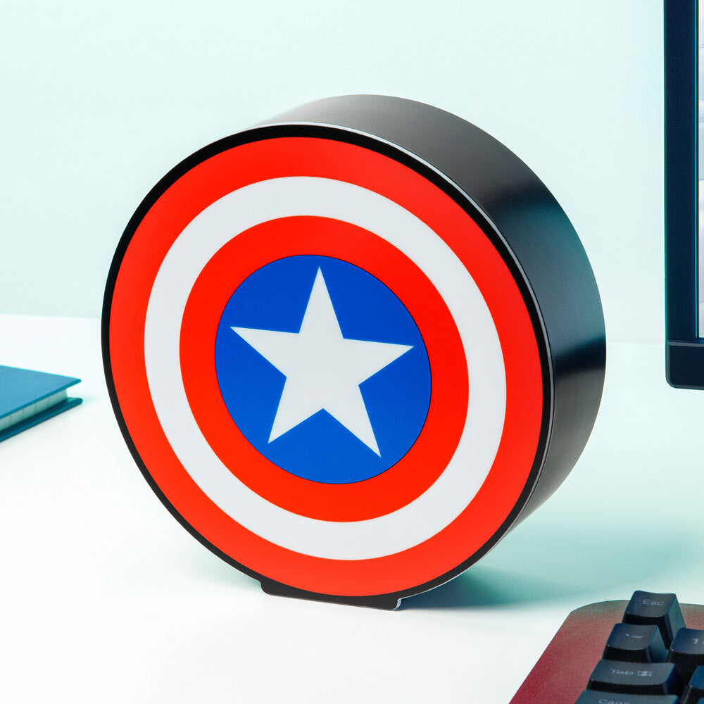Captain America Shield Marvel 16cm Night Light Lamp