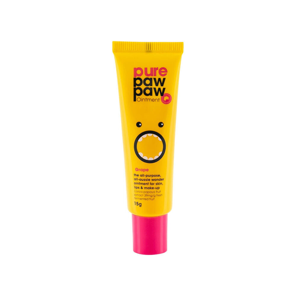 3PK Pure Paw Paw Ointment 15g Skin Ointment Lip Balm - Grape
