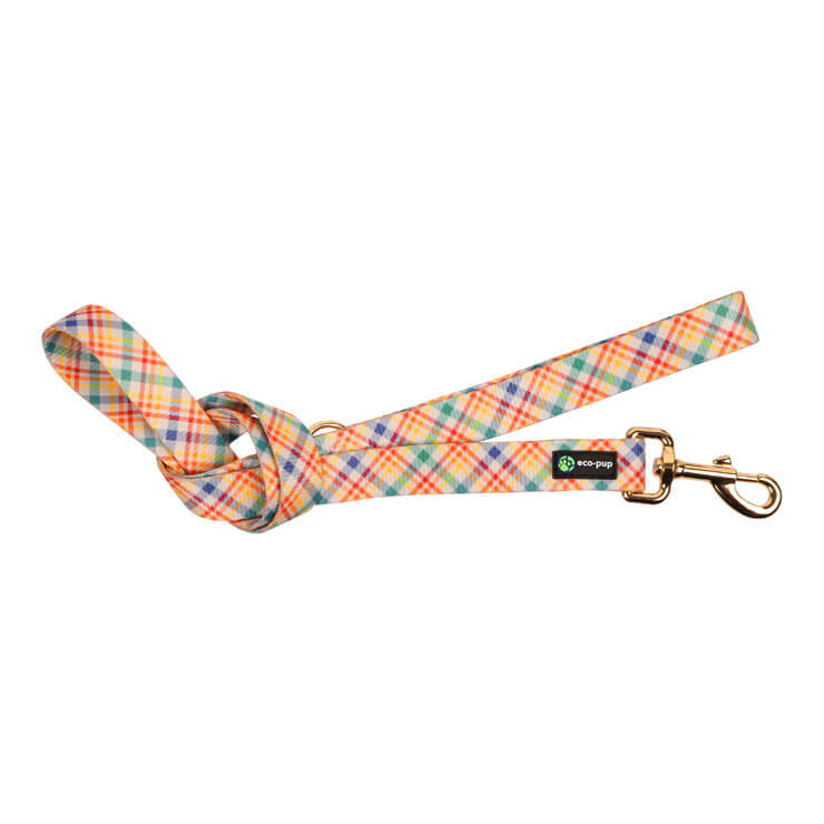 2PK Eco-Pup Dog Walking Lead/Leash 120cm Wide 25mm Check