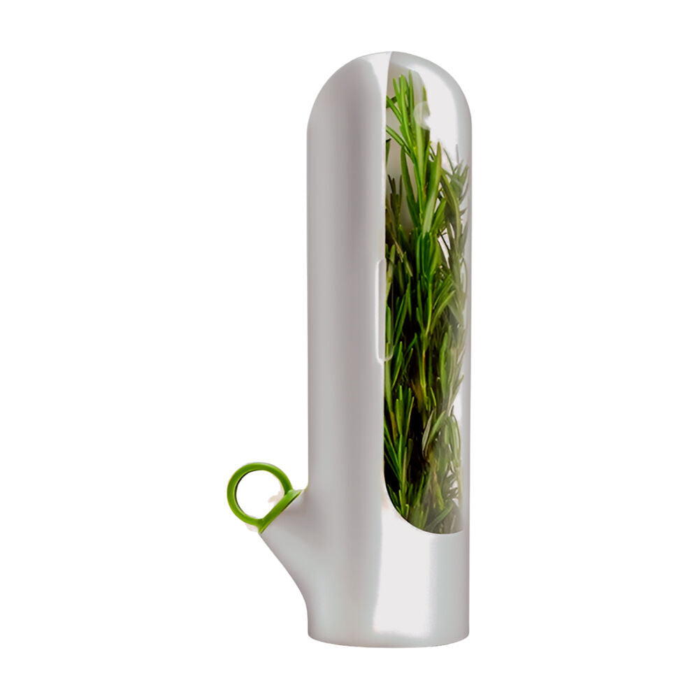 Prepara Fresh Herb Savor Mini Fridge Storage Container 24.38cm White