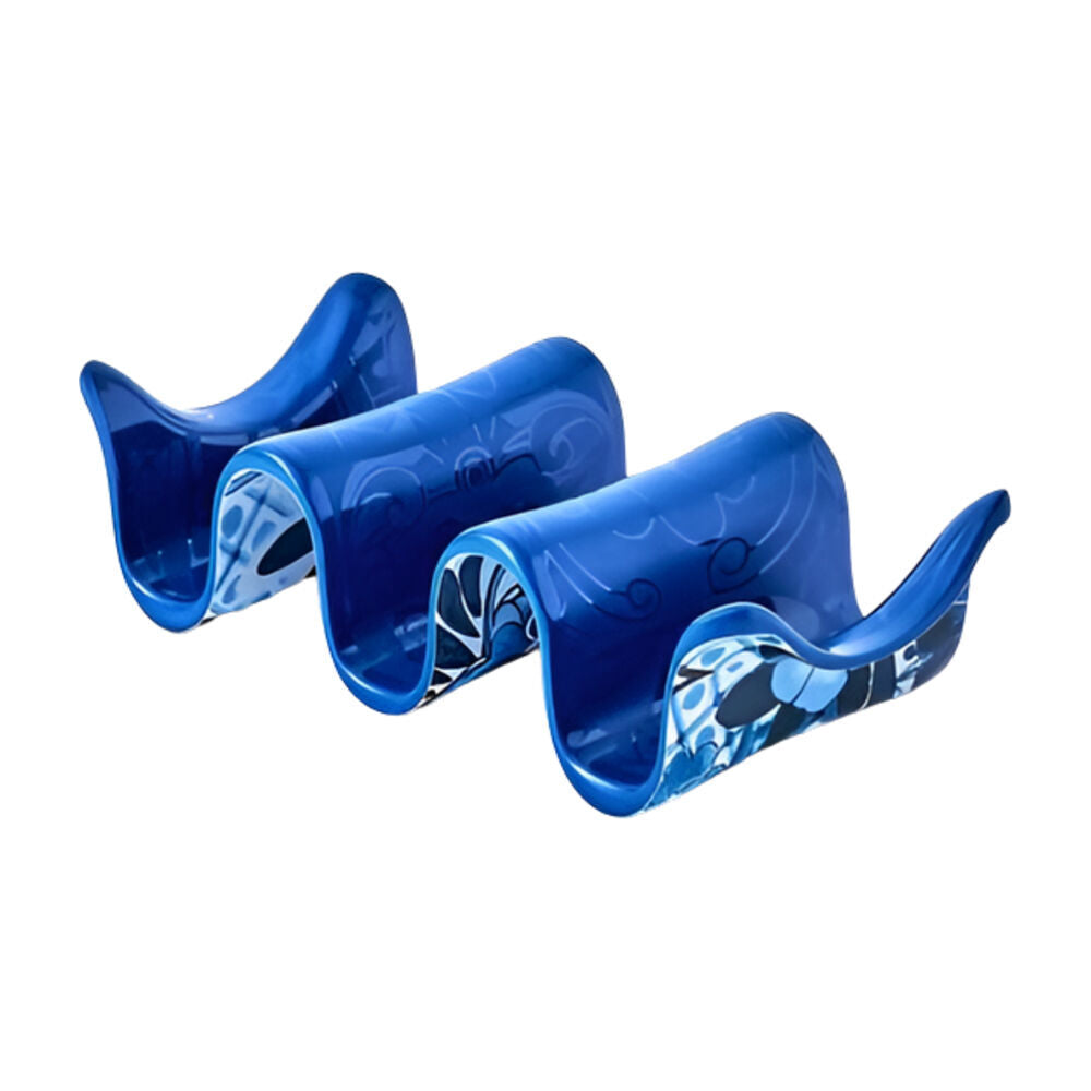 6PK Prepara Melamine Multiple Tortilla Taco Serving Holder Stand 18cm Blue