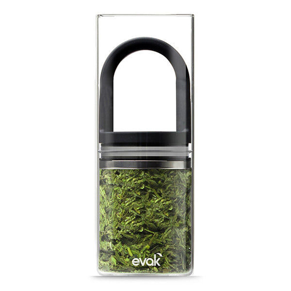 Prepara Evak 1.36L Mini Food Storage Container w/ Gloss Handle Large Black