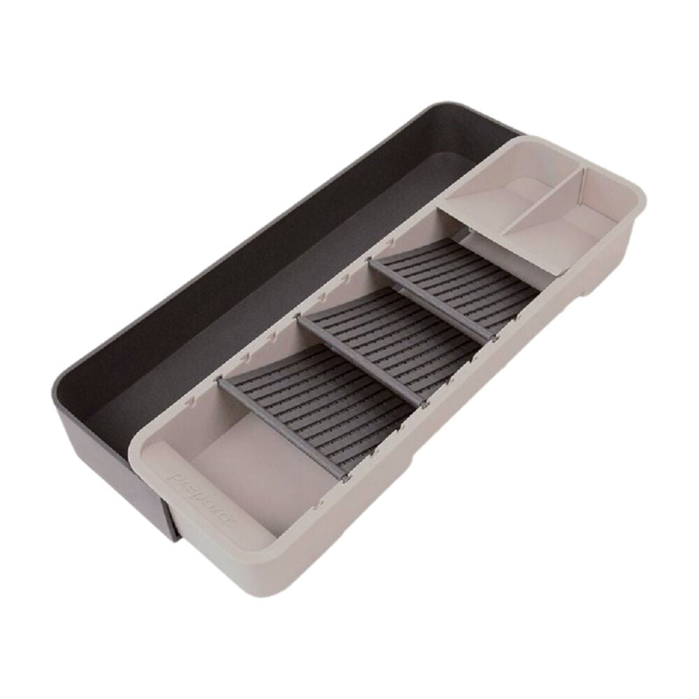 Prepara Adjustable Single Kitchen Utensil Drawer Storage Organiser Tray 42cm