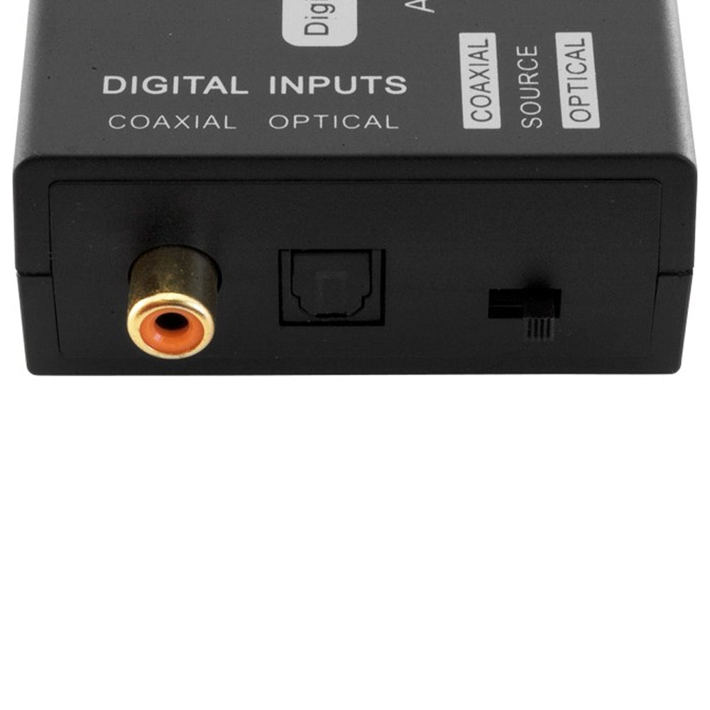 DUAL DIGITAL AUDIO CONVERTER OPTICAL (TOSLINK) & COAXIAL