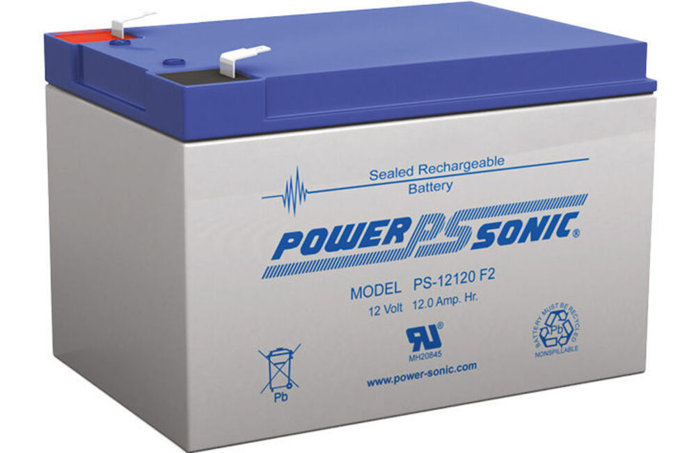 12V 12Amp SLA Rechargeable Battery F2 Terminal