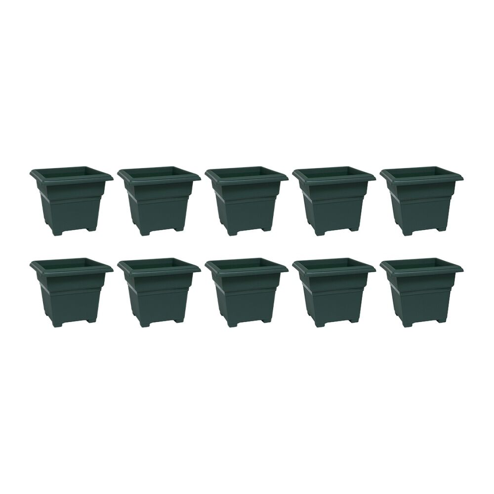 10PK Homeleisure Patio Tub 180mm Green Outdoor Garden
