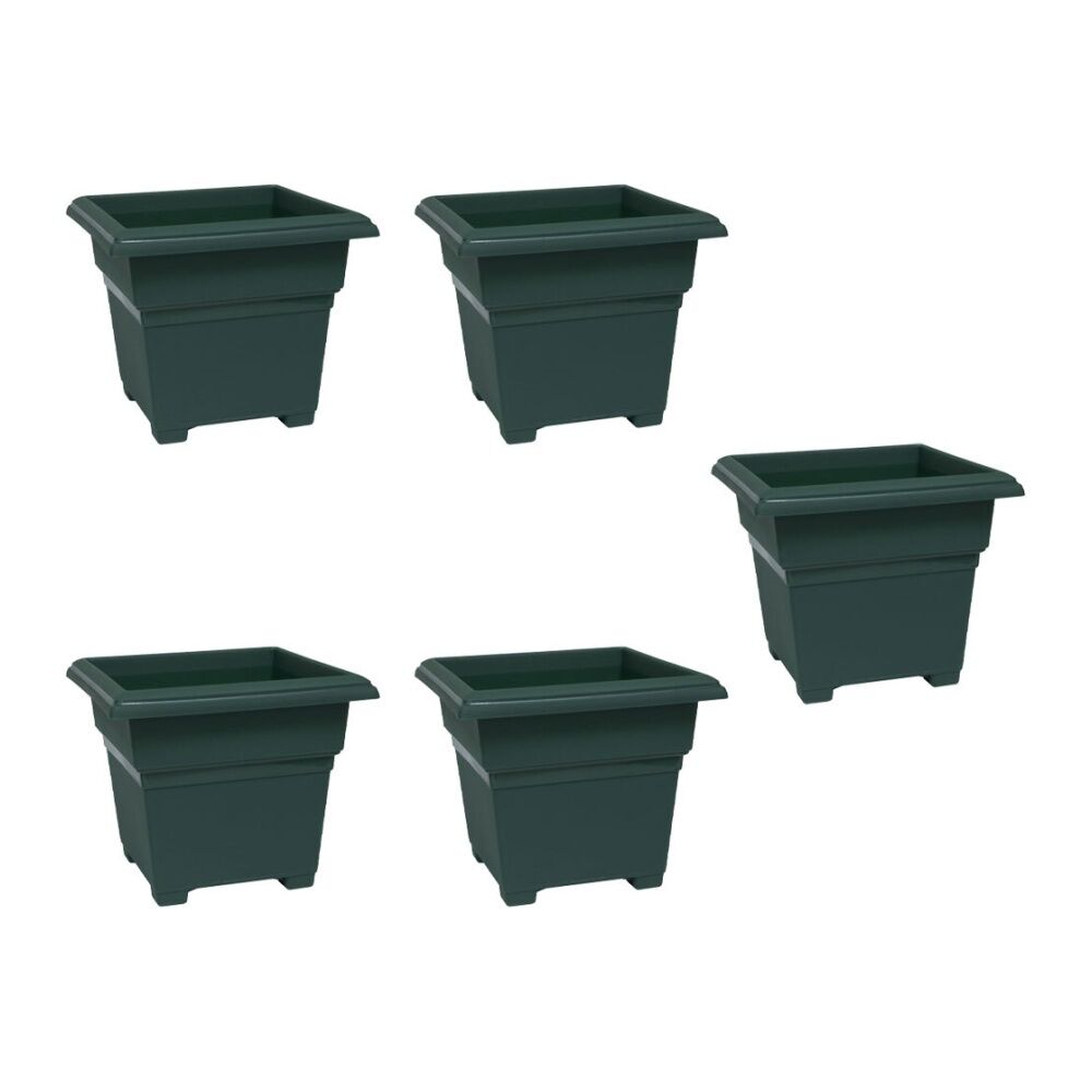 5PK Homeleisure Patio Tub 180mm Green Outdoor Garden