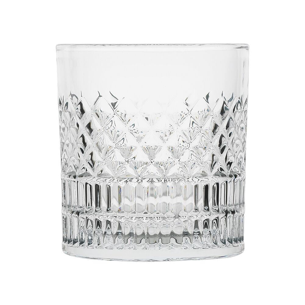 6pc Porto Addison Soda Lime Glass Tumblers Drinkware Set 280ml Clear