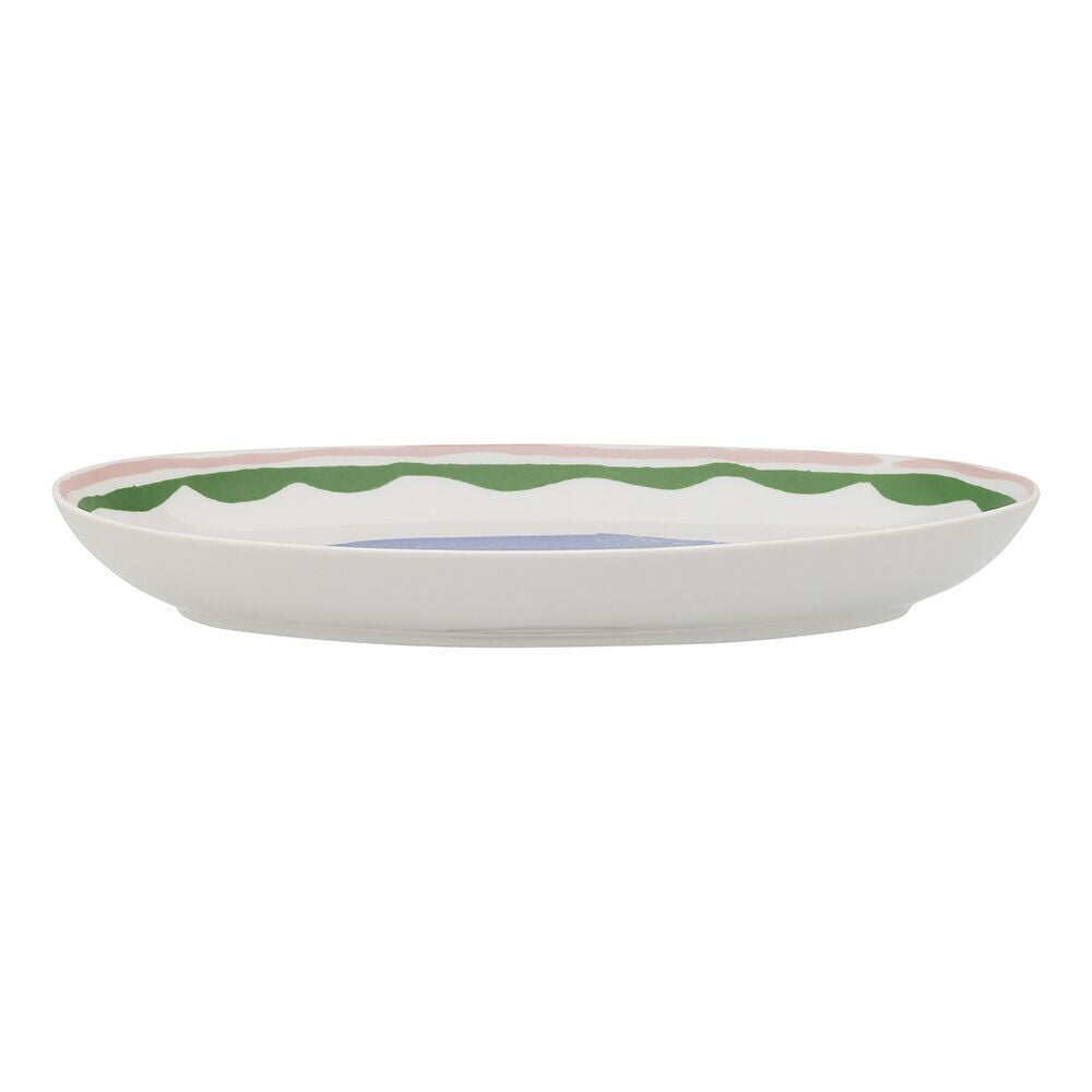 3PK Porto Fiesta Oval Serving Platter Kitchen Serveware Lime 32cm