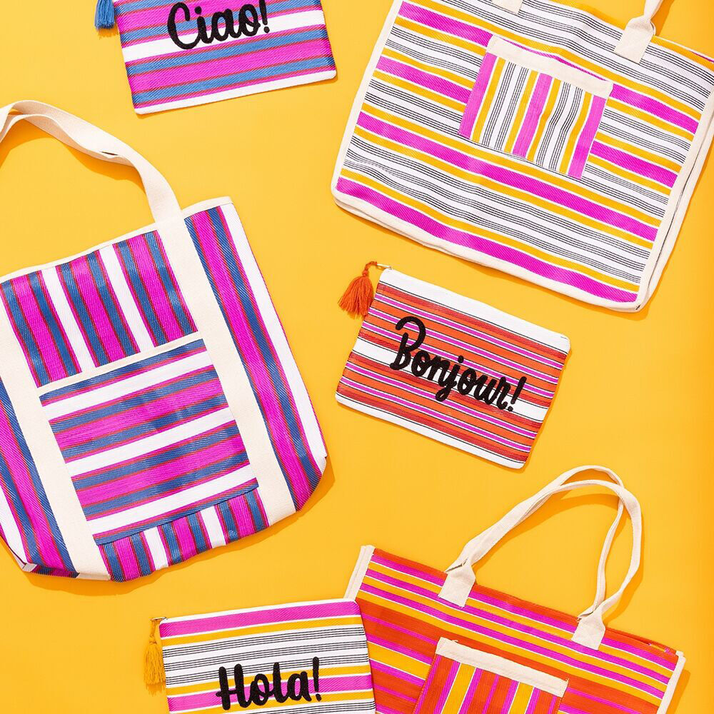 2PK Porto Sol Tote Outdoor Travel Beach Bag 47x40cm - Sunset
