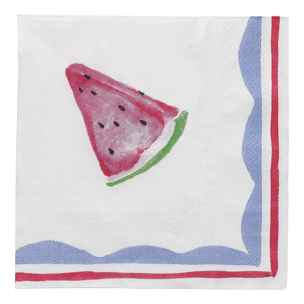 6x 20pc Porto Fiesta Paper Napkin Dinner Party Serviette Watermelon
