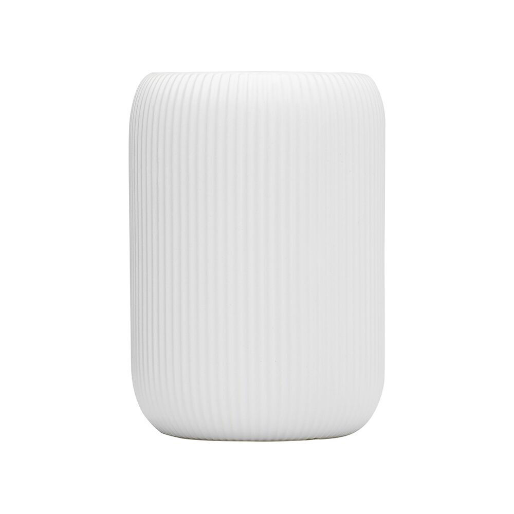 3PK Porto York Ceramic Tumbler Cup Bath Organiser 10.5x7.5cm - White