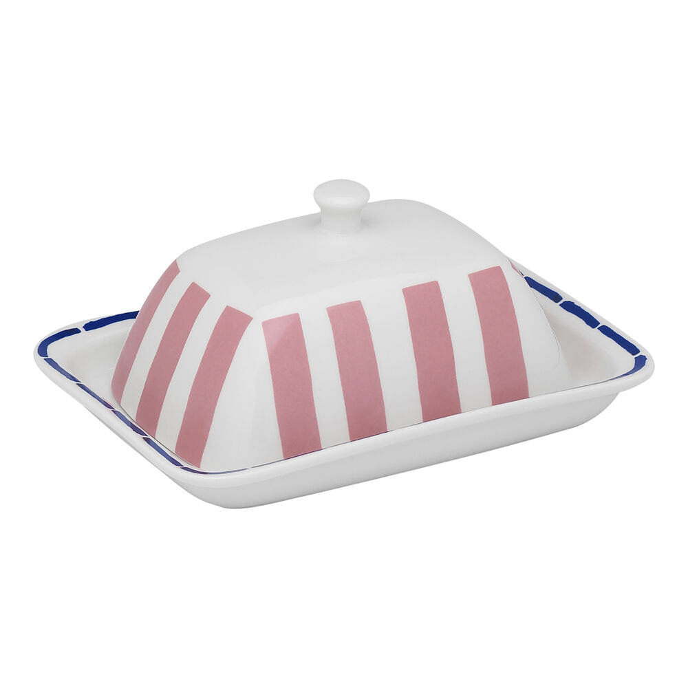 Porto Valentina Porcelain Butter Dish Storage Container 15x10cm