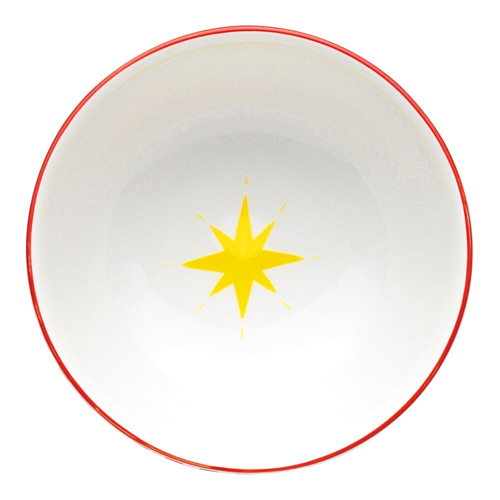 6x 2pc Porto Porcelain Night Before Dip Bowls 11cm Multi-Coloured