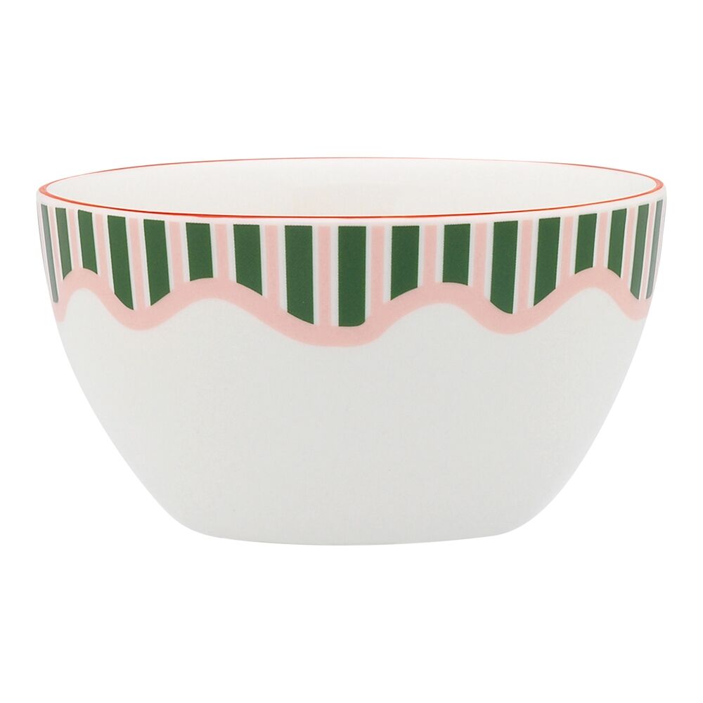 6x 2pc Porto Porcelain Night Before Dip Bowls 11cm Multi-Coloured