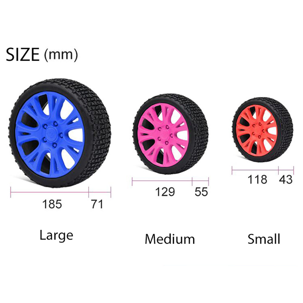 Petopia Ultra Tough 18.5cm Rubber Crazy Tyre Dog Toy Large - Blue