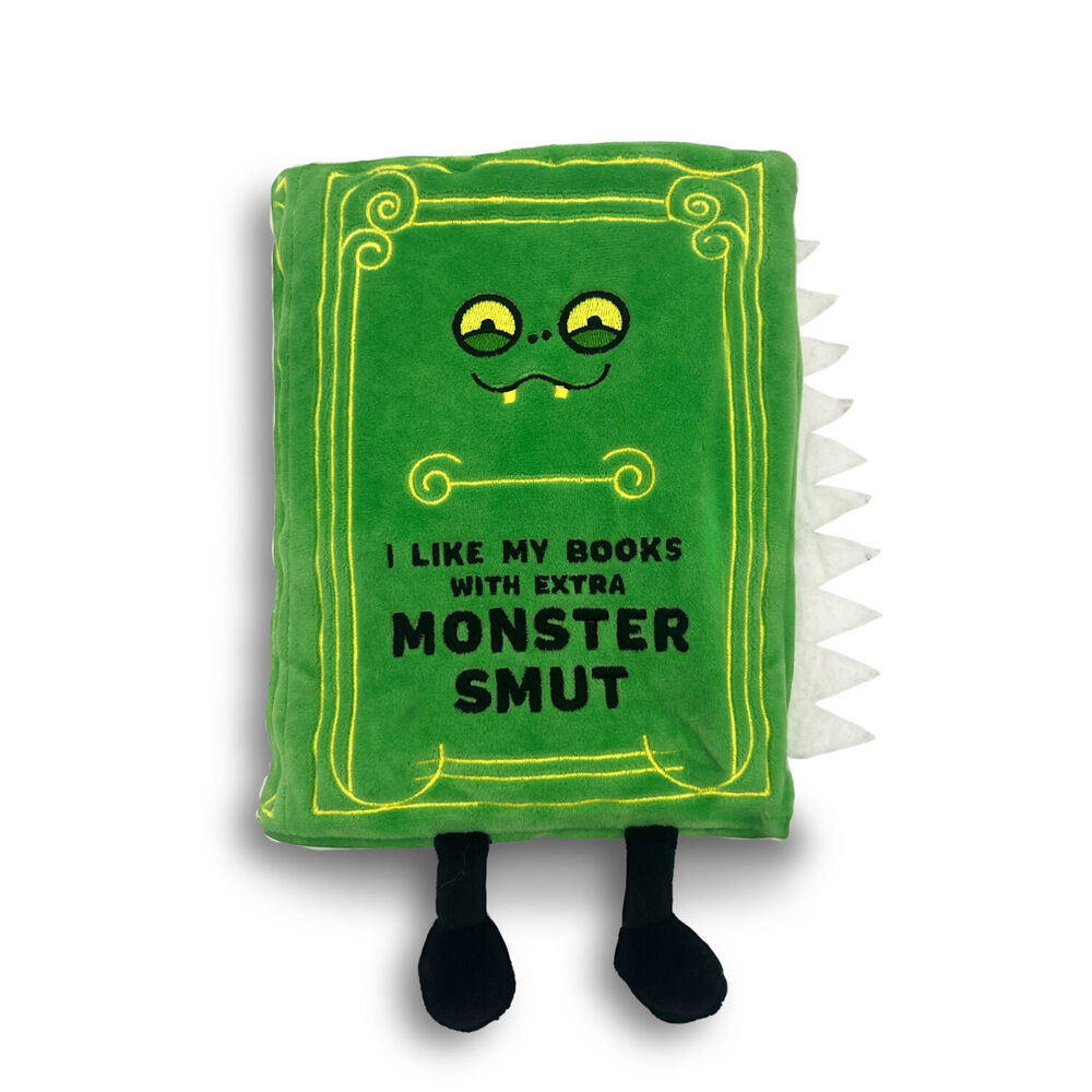 Punchkins Monster Book Plush Soft Cuddle Toy 17.8cm - Green 6y+