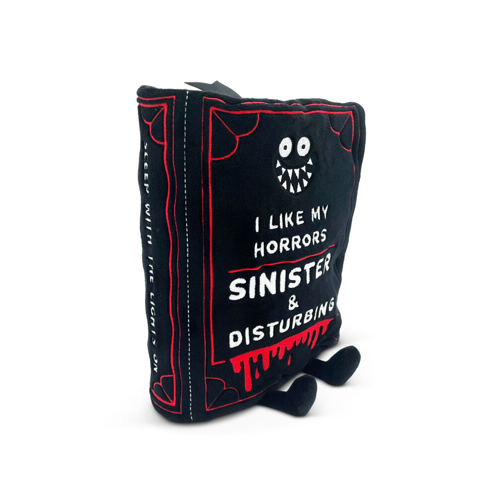 Punchkins Horror Book Novelty Plush Toy 18cm - Black 8y+