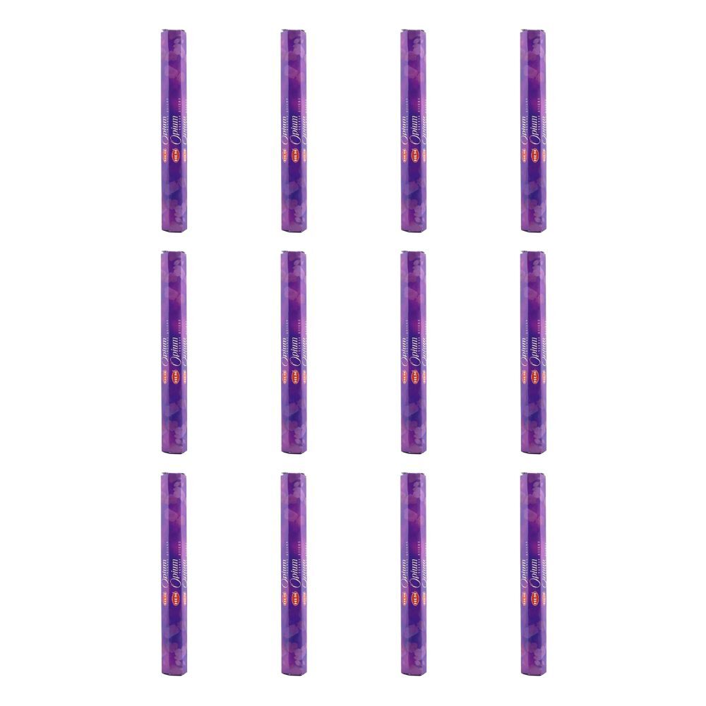 12x 20pc HEM Hexa Opium Scent Incense Sticks Meditation Fragrance