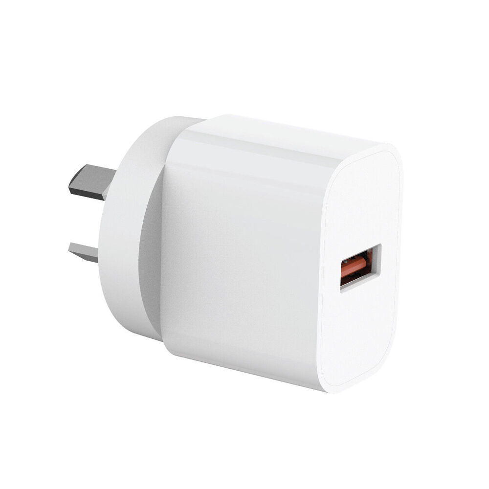 Laser 18W USB-A QC3 Wall Fast Charger AU/NZ Plug Universal Compatibility
