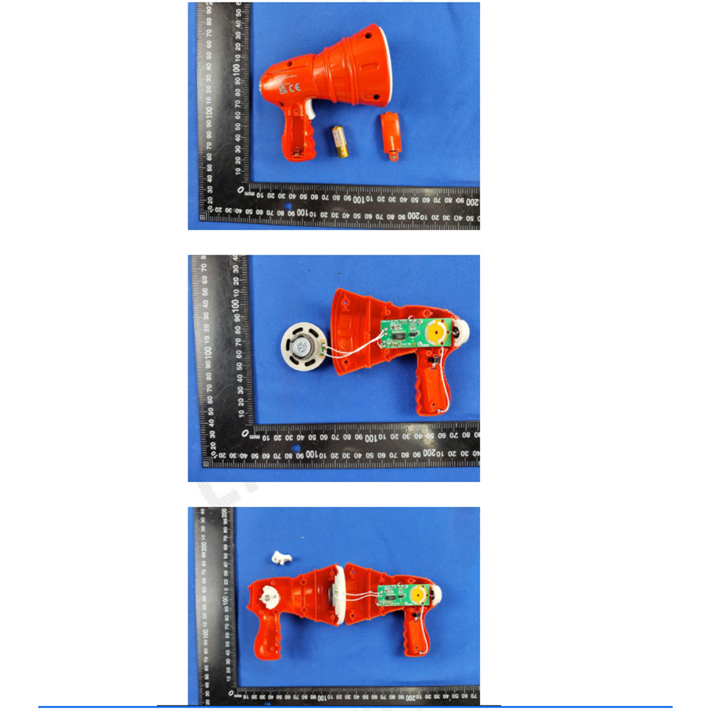 Pocket Money 23cm Mega Voice Changer Kids Toy Blue 4y+