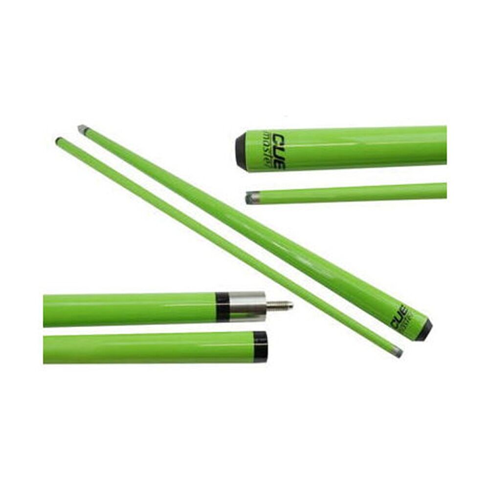 Cuemaster Lime 2-Piece Cue Metallic Finish 57 inch Billiards/Pool/Snooker
