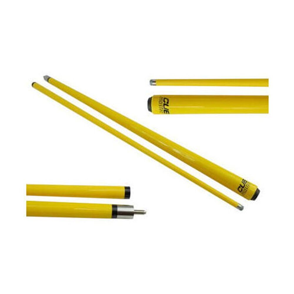 Cuemaster Yellow 2-Piece Cue Metallic Finish 57 inch Billiards/Pool/Snooker