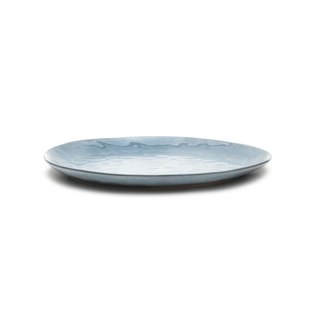 2PK St. Claire Round Plate Soup/Rice Food Serving 35x30cm Reactive Blue