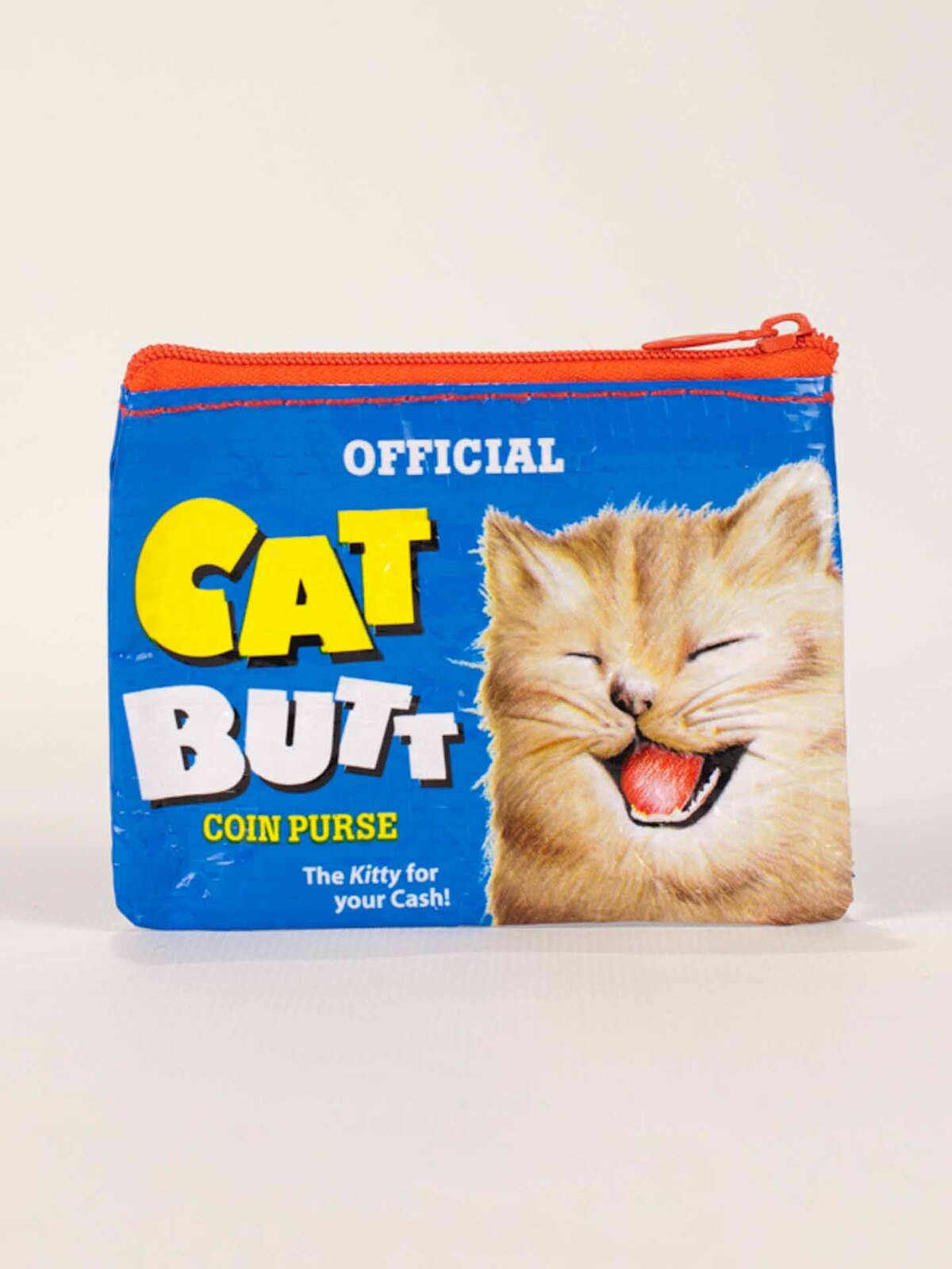 2x Blue Q Cat Bu*ts 10cm Coin Purse Money Pouch Wallet