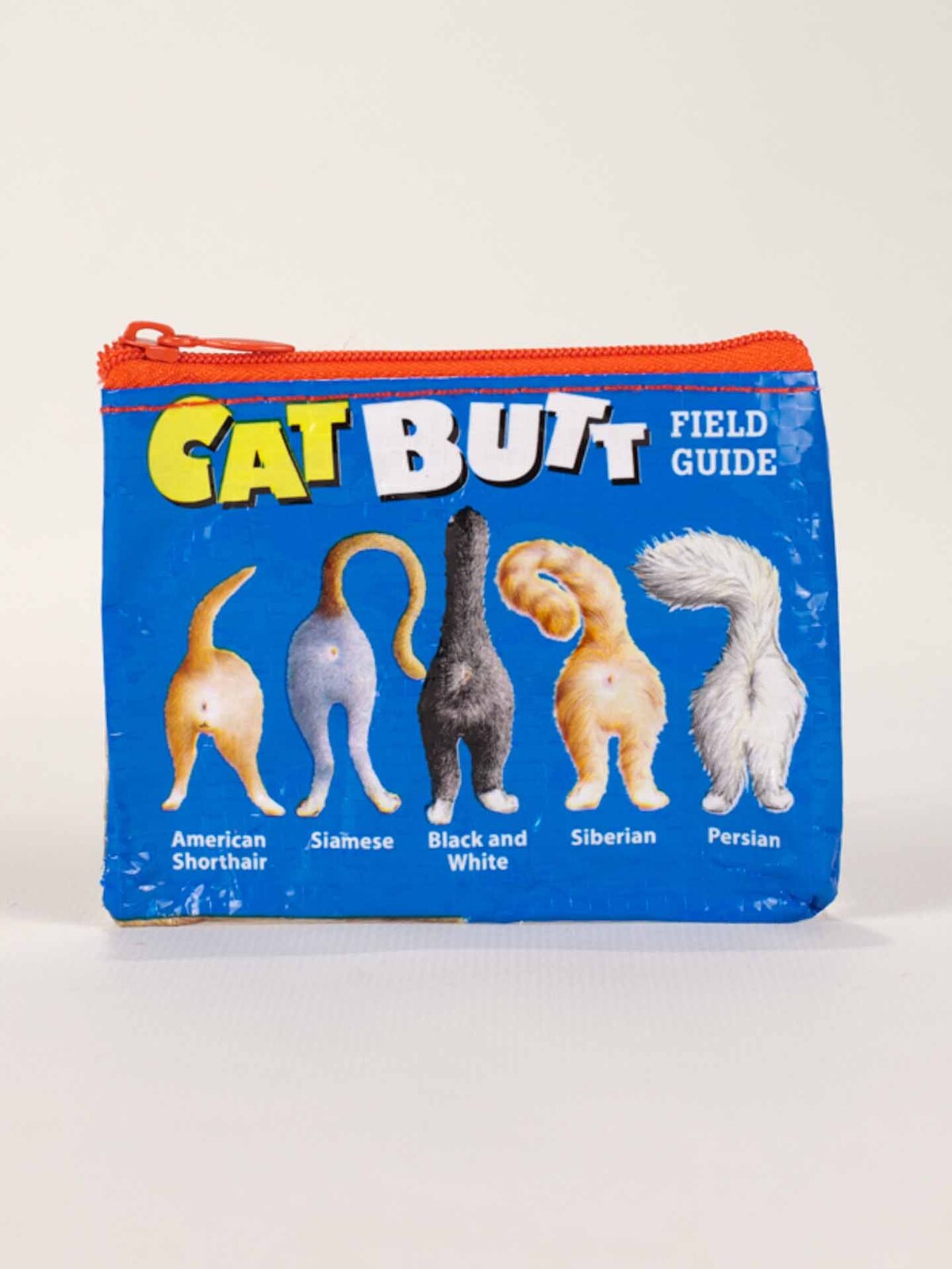 2x Blue Q Cat Bu*ts 10cm Coin Purse Money Pouch Wallet