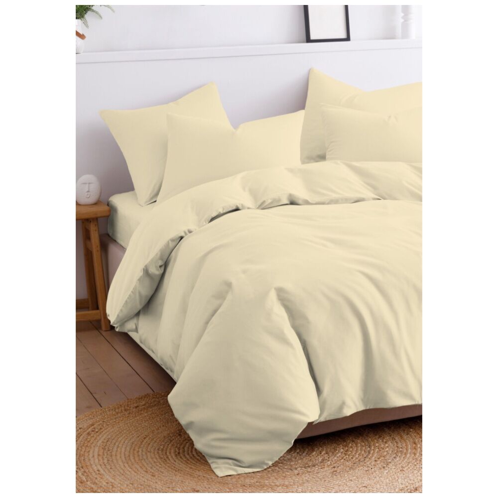 The Lighthouse Washed Cotton Quilt Duvet Cover Bedding Set Bed Yellow