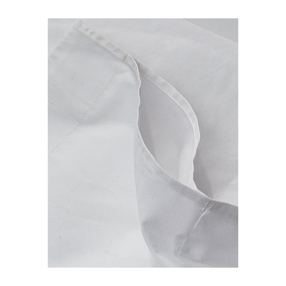 Jason Commercial Single Bed Crisp Quilt Cover Tailored 140x210cm White