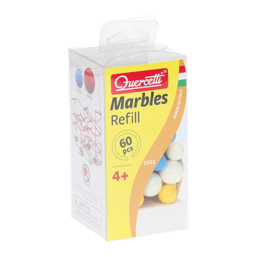2x 60pc Quercetti Marbles Refill Educational Toy 1.4cm & 1.9cm 4y+