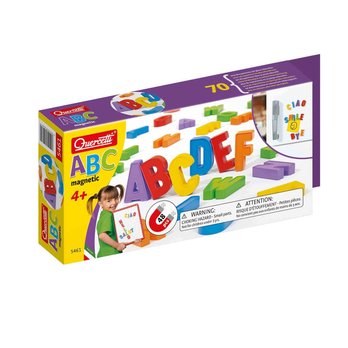 2x 48pc Quercetti Quercetti Magnetic Letters Educational Toy 4y+