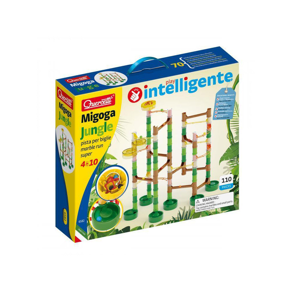 110pc Quercetti Migoga Jungle Marble Run Educational Toy 4-10y