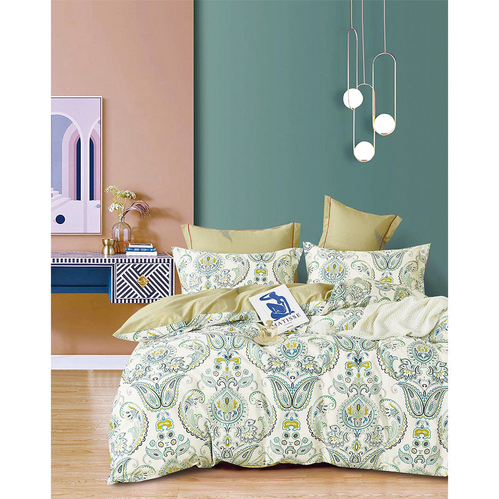 Ardor King Size Yarmin Cotton Quilt Cover Bedding Set