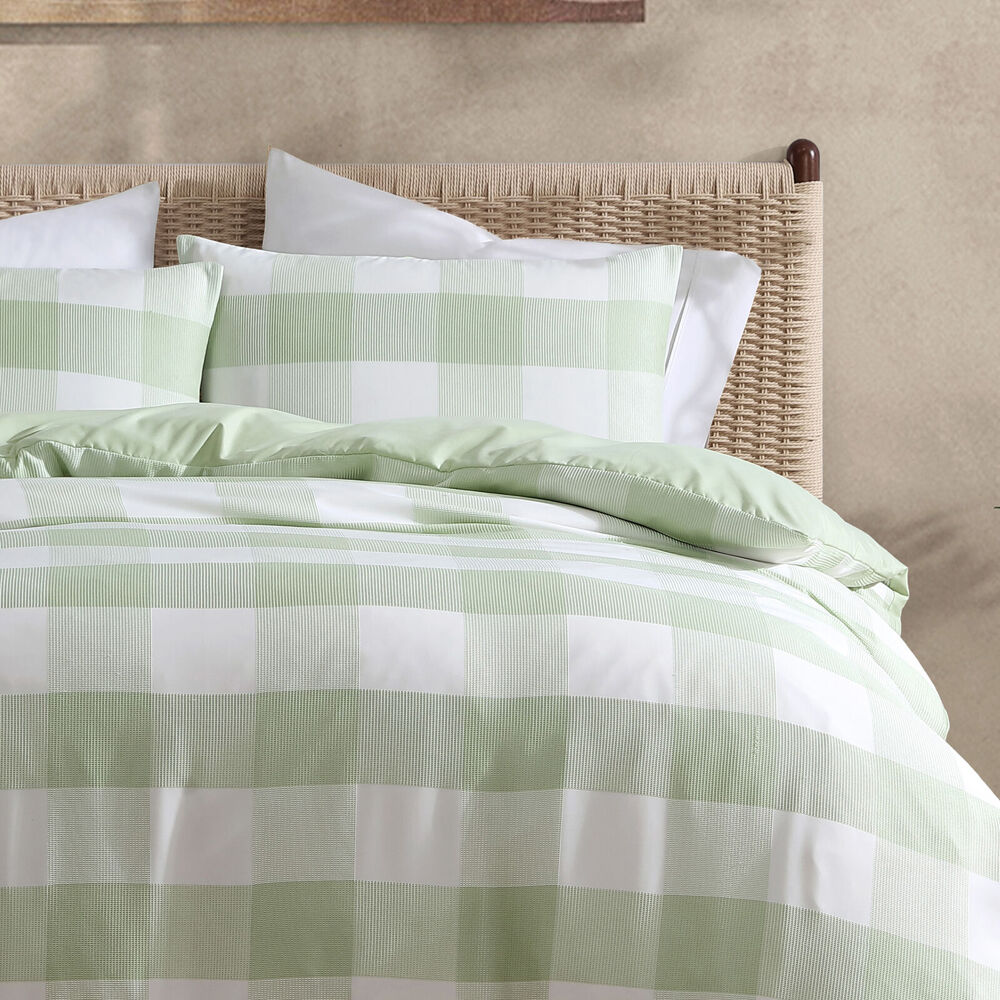 Ardor Boudoir Ashlea Quilt Cover w/ Pillowcase Set - Sage