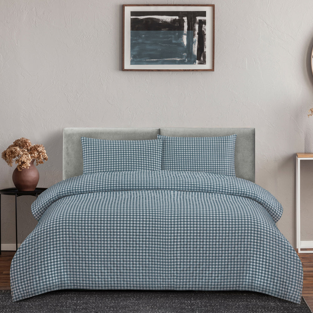 Ardor Boudoir Rowe 130GSM Quilt Cover Set Teal