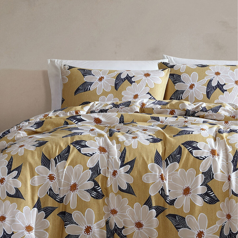 Ardor Boudoir Sabina Microfibre Quilt Cover Set Desert Sand