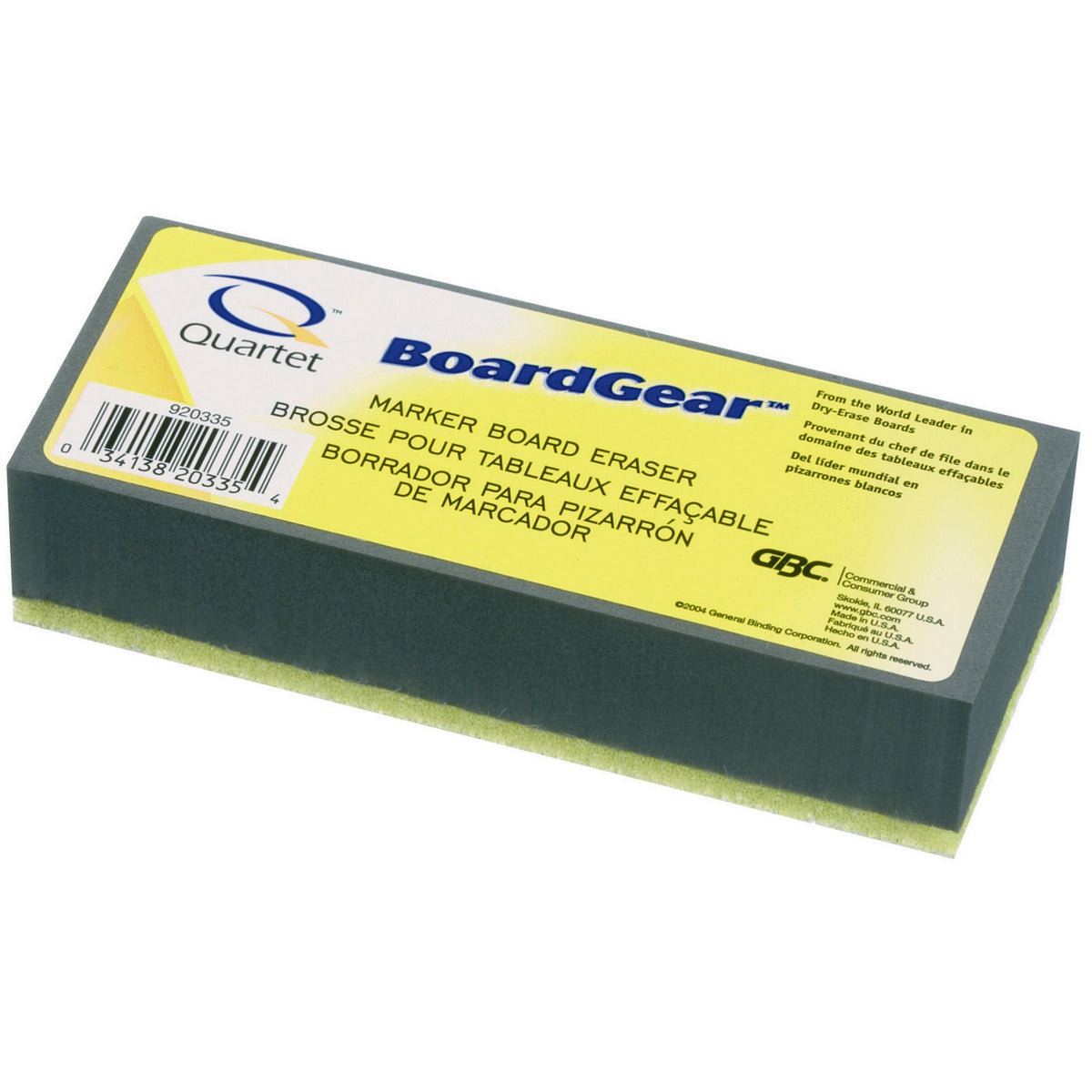 2PK Quartet Washable Eraser Cleaner For Dry-Erase Whiteboard