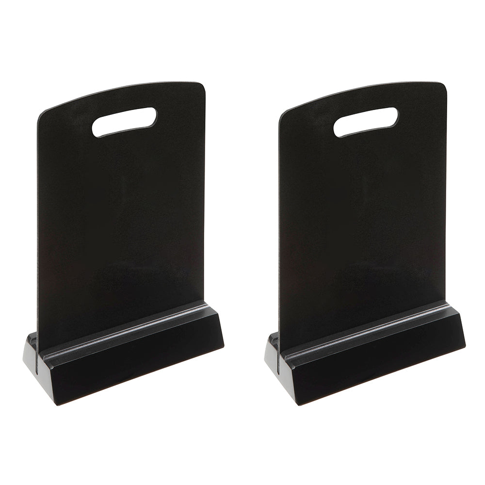 2PK Quartet A5 Menu Chalkboard Cafe/Restaurant Board - Black