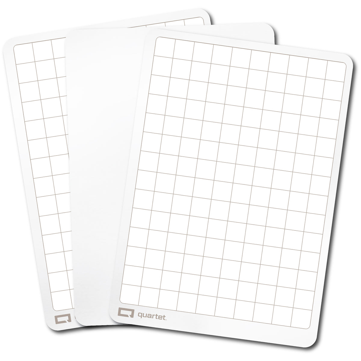 30PK Quartet Flex Double-Sided A4 Grid/Plain Frameless Whiteboard