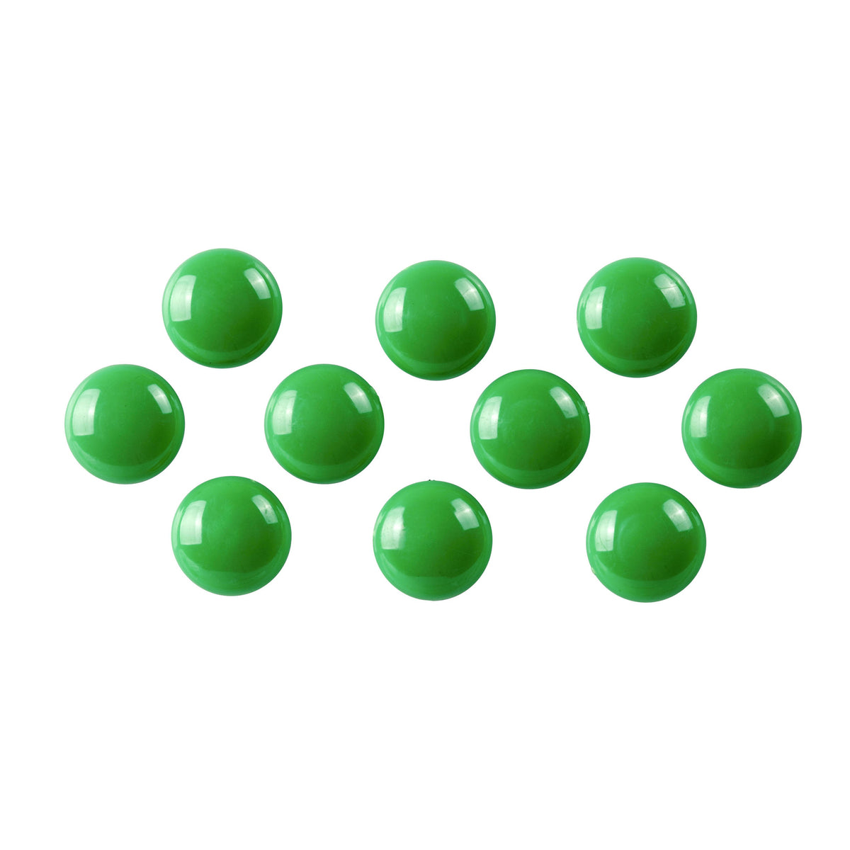 2x 10PK Quartet 20mm Magnet Buttons For Magnetic Board - Green